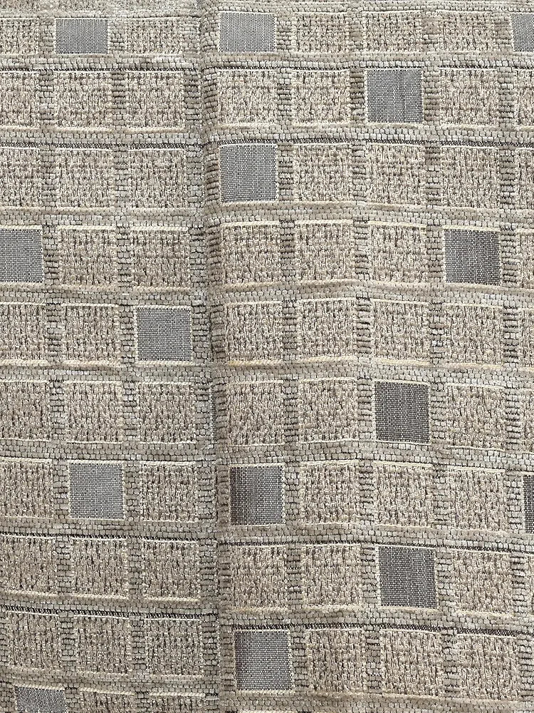 Saral Home Soft Viscose Chenille Geometric Pattern Covers  - Set of 2pc